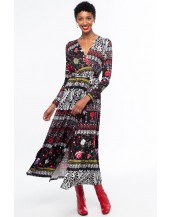 FLORA WRAP LONG DRESS