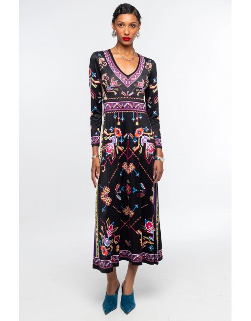 EMBLEM LONG DRESS