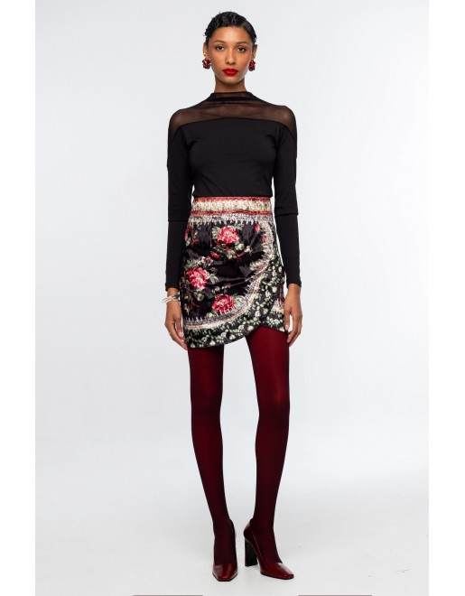IMPERIAL MINI SKIRT - Velvet