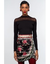 IMPERIAL MINI SKIRT - Velvet