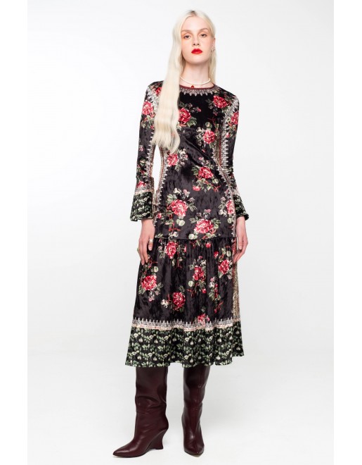 IMPERIAL LONG DRESS - Velvet