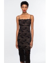 ENCHANTED MIDI DRESS - Lace