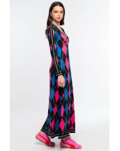 ARGYLE LONG DRESS