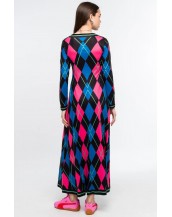 ARGYLE LONG DRESS